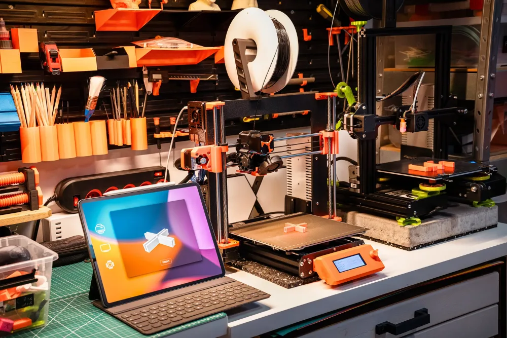 3D spaudos, lazerio, elektronikos ir kt. technologijų dirbtuvės