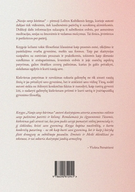Lolitos Kubilienės knygos „Naujo savęs kūrimas“ sutiktuvės